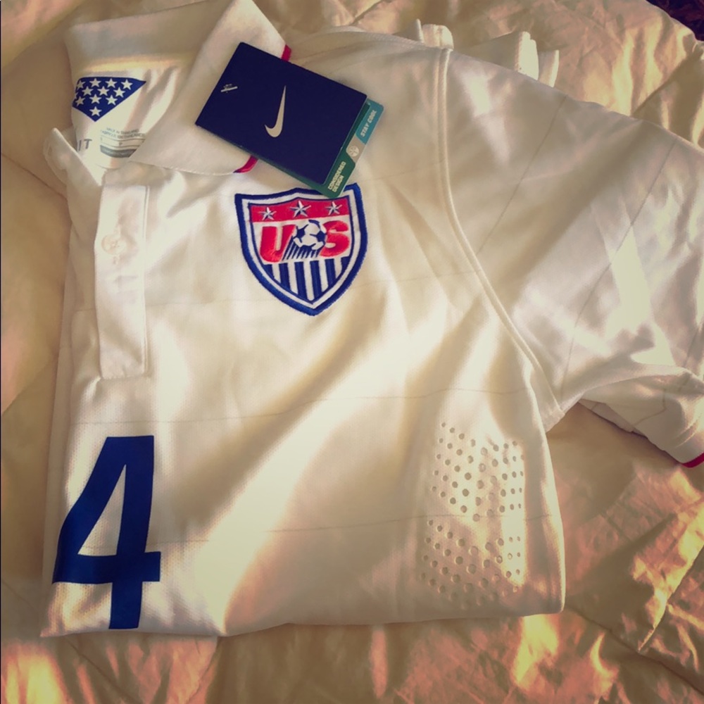 Nike USA “BRADLEY” World Cup Brazil dry fit polo